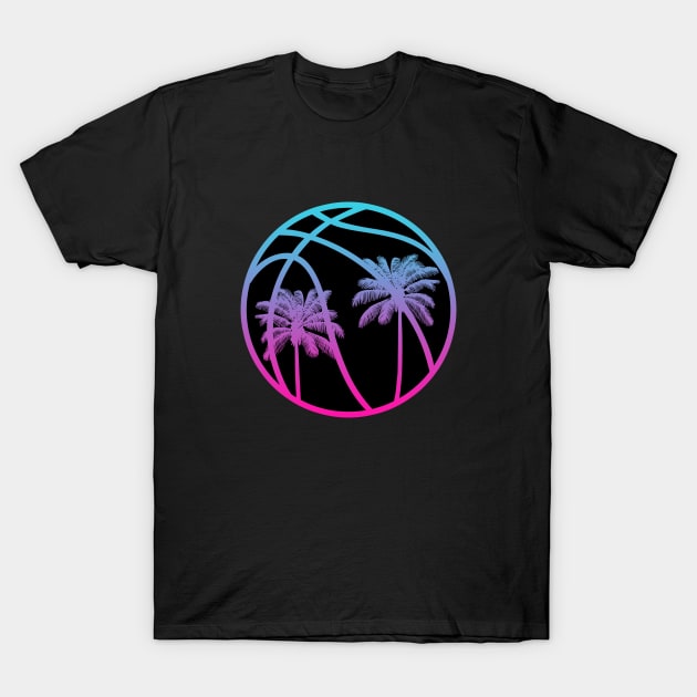 Miami Vice Basketball - Black alternate T-Shirt by KFig21